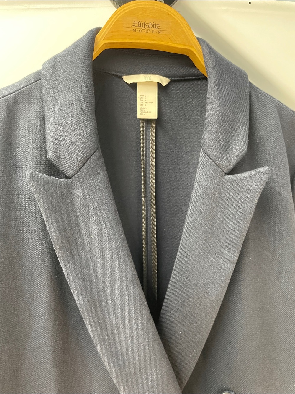H&M WOMENS DOUBLE BREASTED LONG COAT FTL-05-060 - Picture 4 of 8